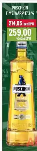 Ratio PUSCHKIN TIME WARP 17,7% 1l nabídka