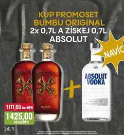 Ratio BUMBU ORIGINAL 2x0,7l nabídka