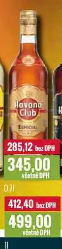 Ratio Havano Club ESPICIAL 0,7l, 1l nabídka