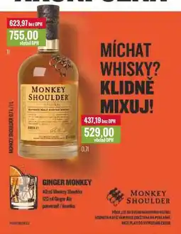 Ratio MONKEY SHOULDER 0,7l/1l nabídka