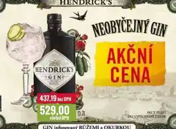 Ratio HENDRICK'S GIN 0,7l nabídka