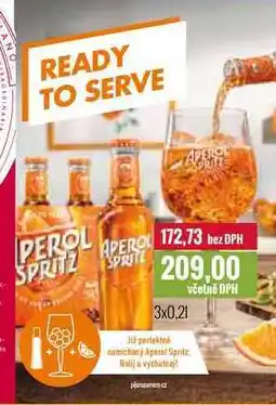 Ratio APEROL SPRITE 3x0,2l nabídka