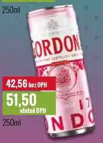 Ratio GORDON´S 250ml nabídka