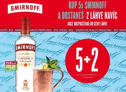 Ratio SMIRNOFF 1l nabídka