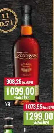 Ratio Ron Zacapa 0,7l, 1l nabídka
