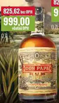 Ratio DON PAPA RUM 0,7l nabídka