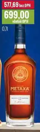 Ratio METAXA 12* 0,7l nabídka