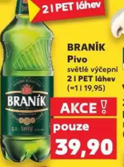 Kaufland BRANÍK Pivo nabídka