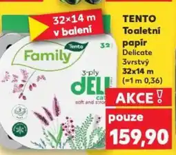 Kaufland TENTO Toaletní papír nabídka