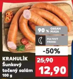 Kaufland KRAHULIK Šunkový točený salám nabídka