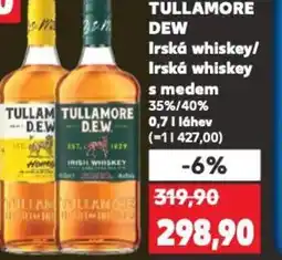 Kaufland TULLAMORE DEW Irská whiskey/ Irská whiskey s medem nabídka