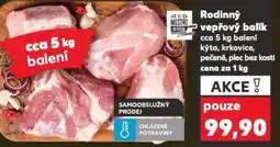 Kaufland Rodinný vepřový balík nabídka