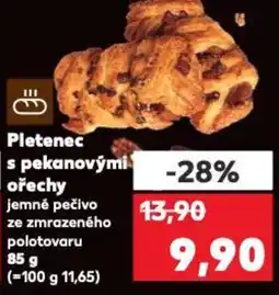 Kaufland Pletenec s pekanovými ořechy nabídka