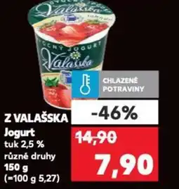 Kaufland Z VALAŠSKA Jogurt nabídka