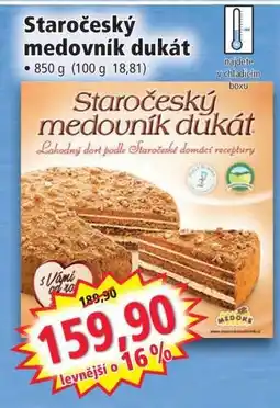 Norma Staročeský medovník dukát nabídka