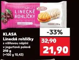 Kaufland KLASA Linecké rohlíčky nabídka