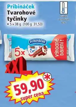 Norma Pribináček Tvarohové tyčinky nabídka