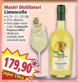 Norma Mastri Distillatori Limoncello nabídka