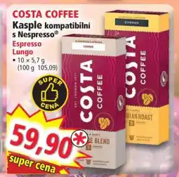 Norma Costa coffee nabídka