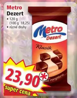 Norma Metro Dezert nabídka