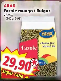 Norma ARAX Fazole mungo / Bulgur nabídka
