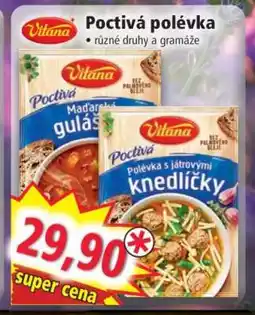 Norma POCTIVÁ POLÉVKA nabídka