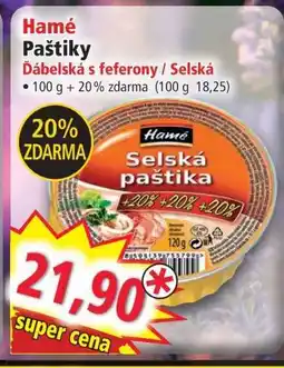 Norma Hamé paštiky nabídka