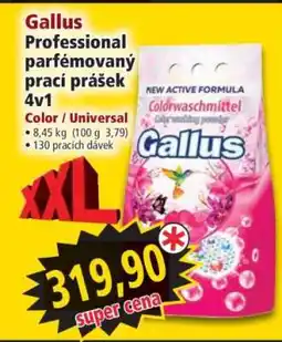 Norma Gallus Professional parfémovaný prací prášek 4v1 nabídka