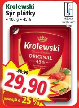 Norma Krolewski Sýr plátky nabídka