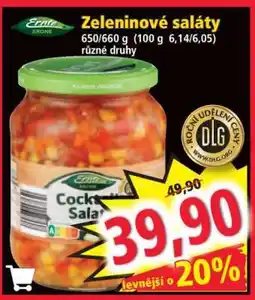 Norma Zeleninové saláty nabídka