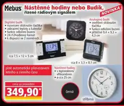 Norma Nástěnné hodiny nebo Budík nabídka