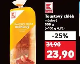 Kaufland Toustový chléb nabídka