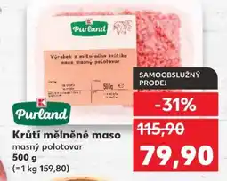 Kaufland Purland Krůtí mleté maso nabídka