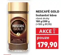 Kaufland Nescafé Gold Instantní káva nabídka