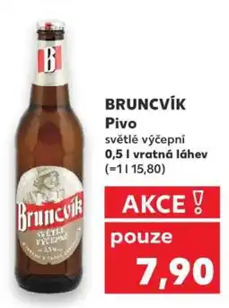 Kaufland BRUNCVÍK Pivo nabídka