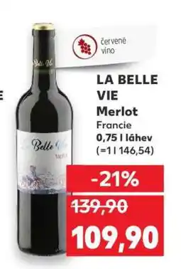Kaufland LA BELLE VIE Merlot nabídka