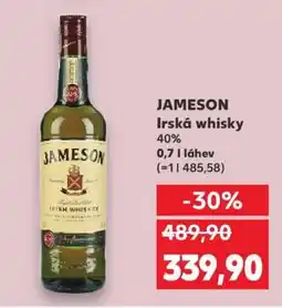 Kaufland Jameson irská whisky nabídka
