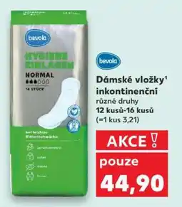 Kaufland Dámské vložky inkontinenční nabídka