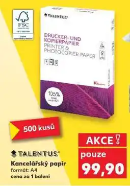 Kaufland TALENTUS Kancelářský papír nabídka