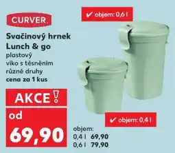 Kaufland Curver Svačinový hrnek Lunch & go nabídka