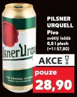 Kaufland PILSNER URQUELL Pivo nabídka