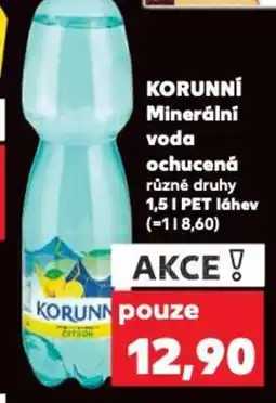 Kaufland KORUNNÍ Minerální voda ochucená nabídka