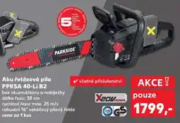 Kaufland Aku řetězová pila PPKSA 40-Li B2 nabídka