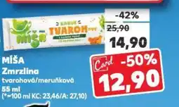 Kaufland MÍŠA Zmrzlina nabídka