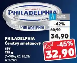 Kaufland PHILADELPHIA Čerstvý smetanový sýr nabídka