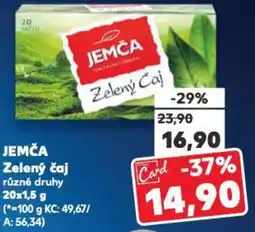 Kaufland JEMČA Zelený čaj nabídka