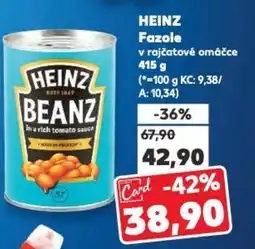Kaufland HEINZ Fazole nabídka