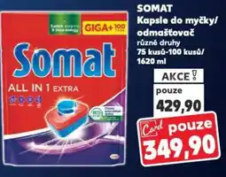Kaufland SOMAT Kapsle do myčky/ odmašťovač nabídka