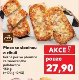 Kaufland Pinsa se slaninou a cibulí nabídka