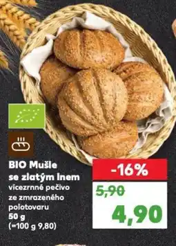 Kaufland BIO Mušle se zlatým Inem nabídka
